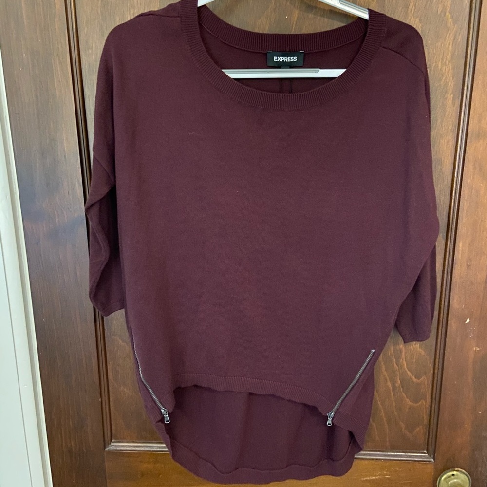 Express maroon sweater - Picture 1 of 1